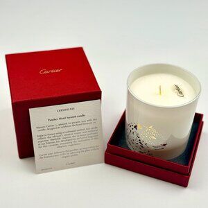 Cartier Panther Motif Scented Candle New in Box!